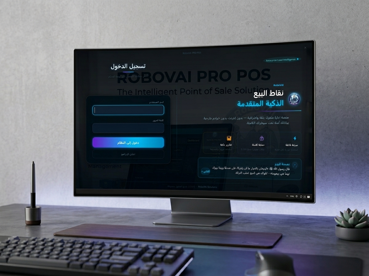 واجهة برنامج كاشير RoboVAI